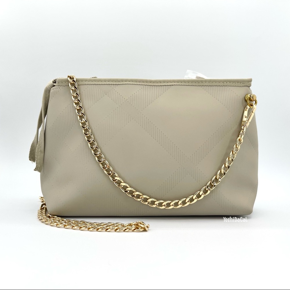 🆕 Burberry Beauty Cosmetic Pouch to Crossbody Bag Purse, New Handbag - Picture 5 of 10